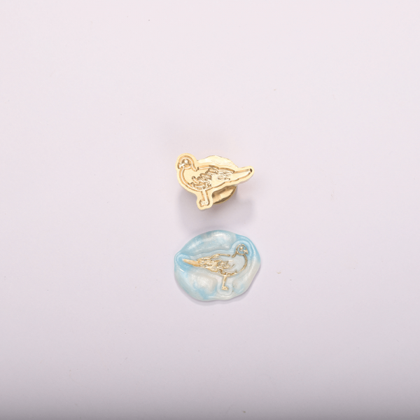 Shaped Wax Seal - Seagull