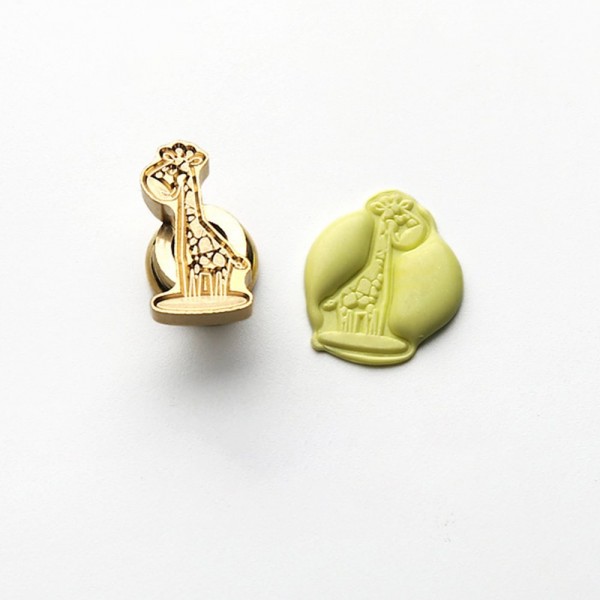 3D Shaped Wax Seal - Giraffe
