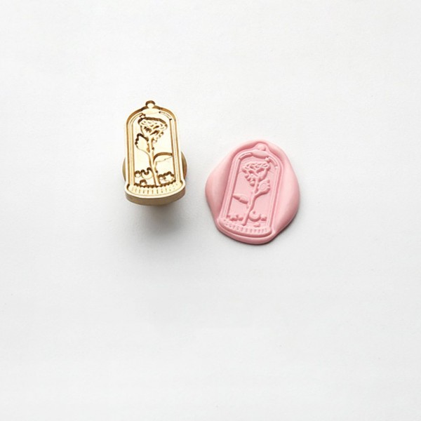 3D Shaped Wax Seal - Witch Rose