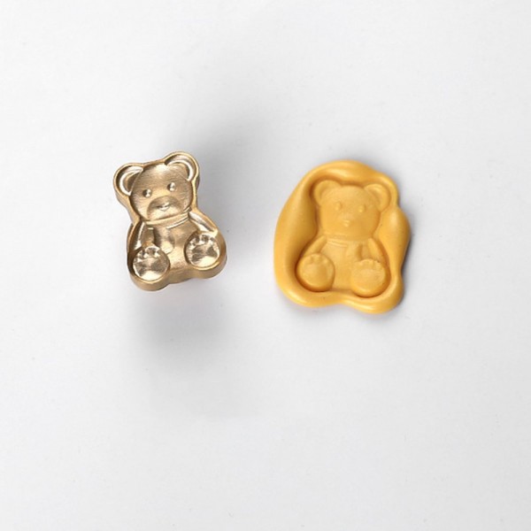 3D Shaped Wax Seal - Muppet Bear