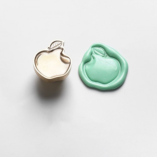 3D Shaped Wax Seal - Apple