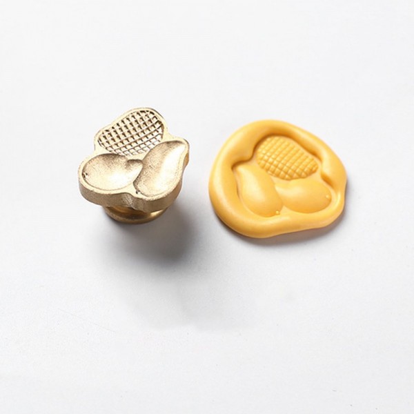 3D Shaped Wax Seal - Mango