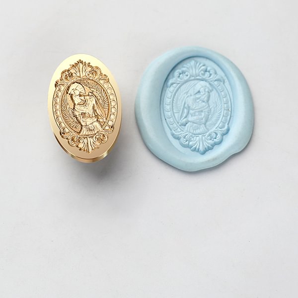 3D Shaped Wax Seal - Spartan Warrior