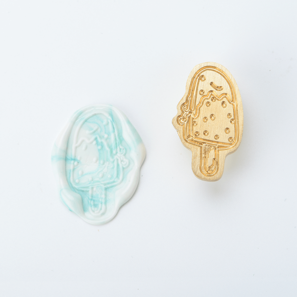 Shaped Wax Seal - Ice Cream
