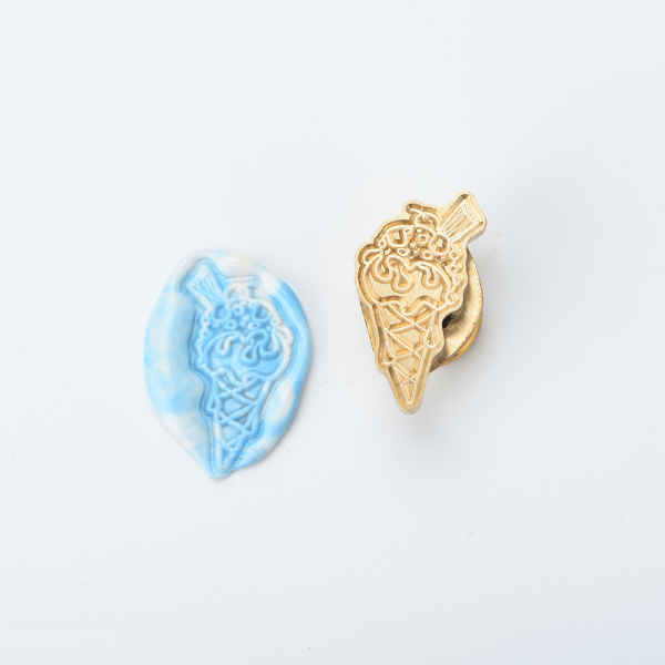 Shaped Wax Seal - Ice Cream