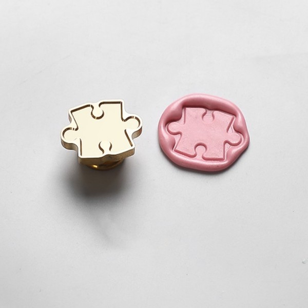 3D Shaped Wax Seal - Puzzle