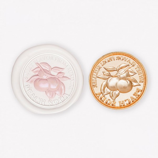 Peach - 3D Shaped Wax Seal