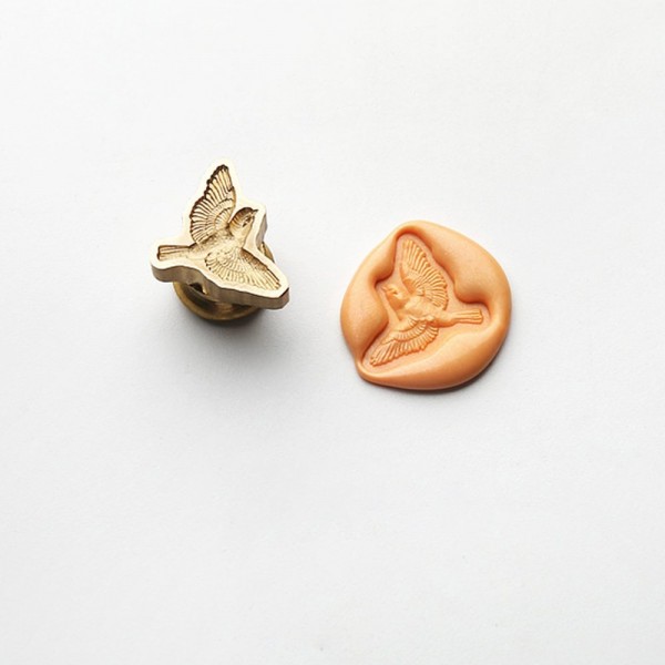 3D Shaped Wax Seal - Tit