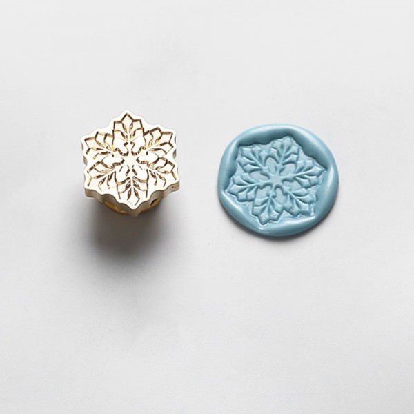 3D Shaped Wax Seal - Snowflake