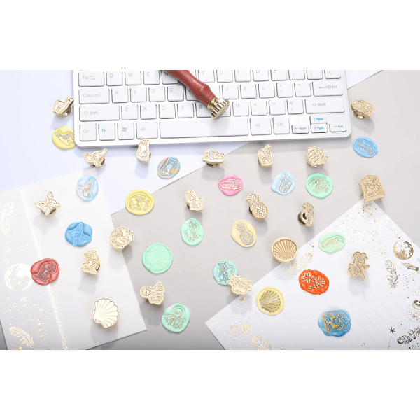 3D Shaped Wax Seal - Tulip