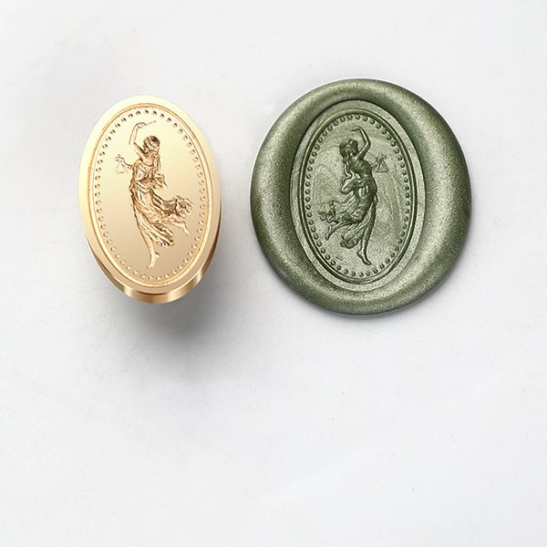3D Shaped Wax Seal - Themis Goddess of Justice