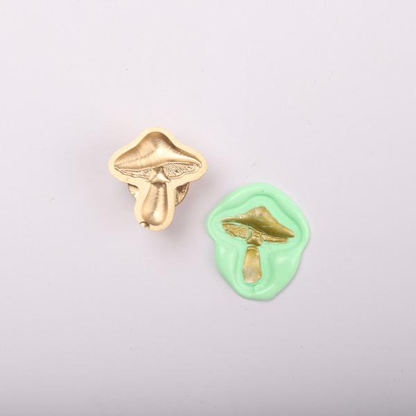 3D Shaped Wax Seal - mushroom