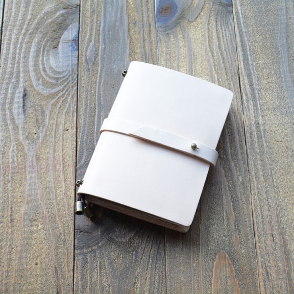 Handmade Retro Notebook  - 100% Cowhide Full Grain Leather - 5.31X3.94