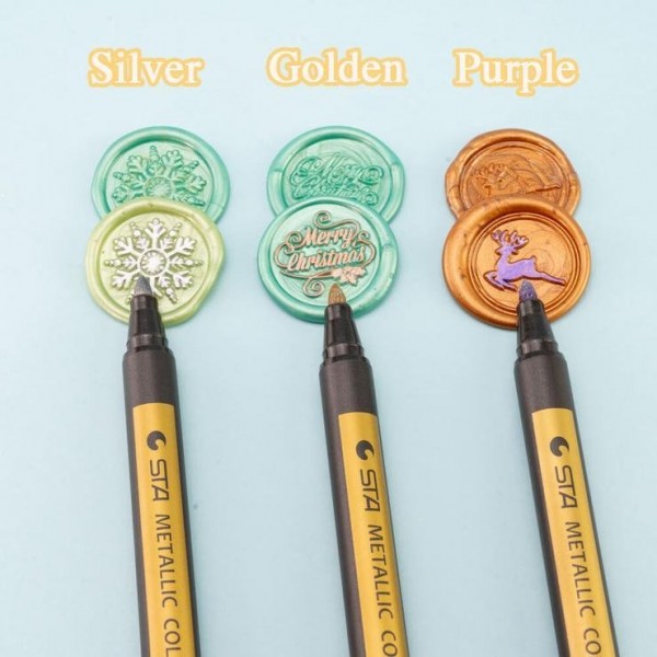 Seal Stamp Paint Pen - 10 Colors For Choice