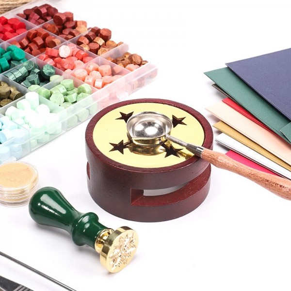 Christmas Gift Box Set Sealing Wax Particles - Random 24 Colors