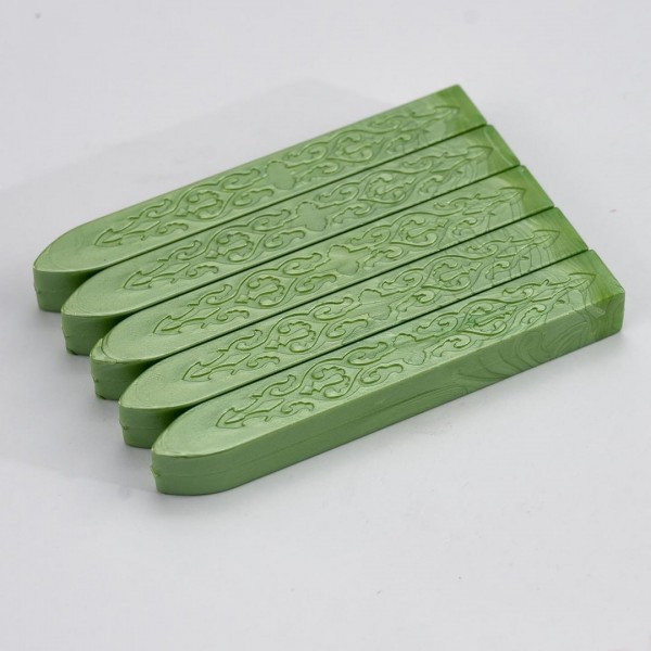 Fruit Green Sealing Wax Pack Of 5 Sticks