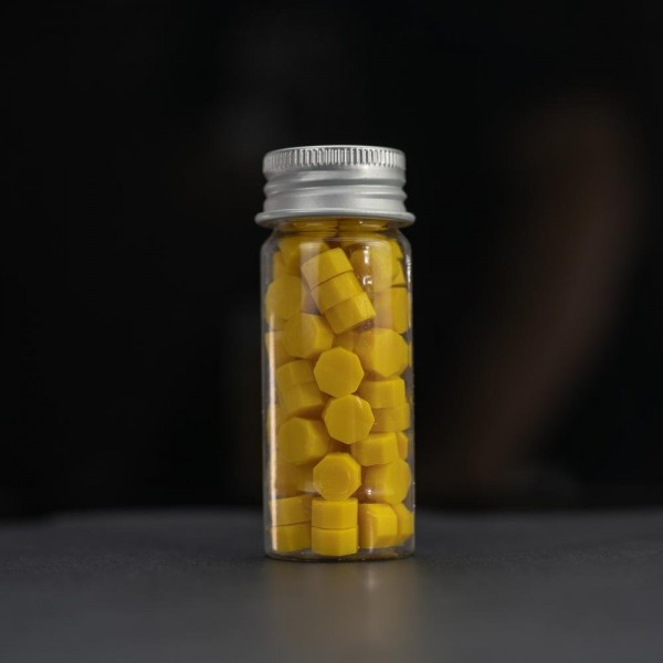 Wax Pellets Bottles Sealing Wax - Yellow