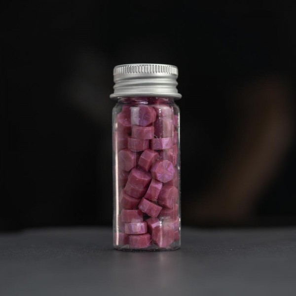 Wax Pellets Bottles Sealing Wax - Peony Red