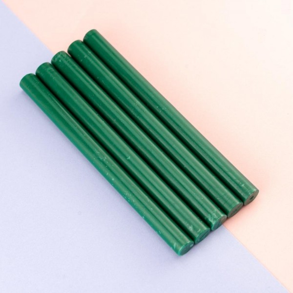 Gun Sealing Wax Pack Of 5 Sticks-Dark green