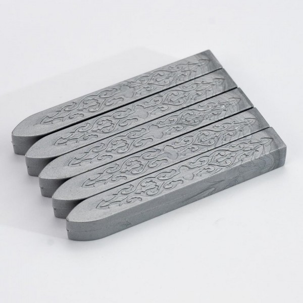 Silver Sealing Wax Pack Of 5 Sticks