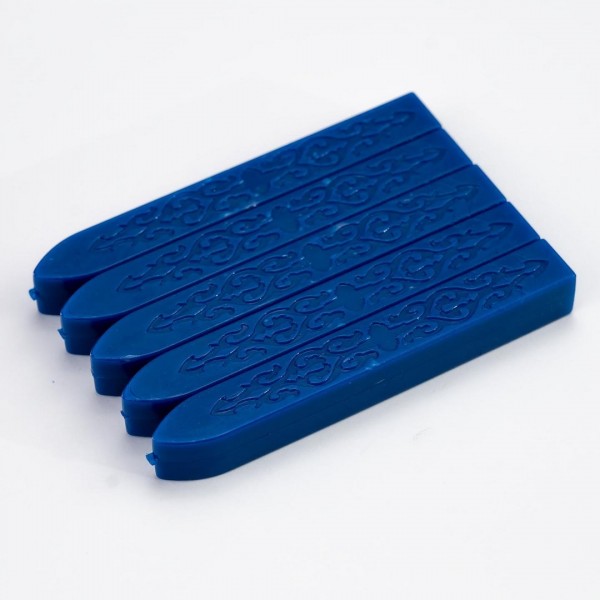 Color Blue Sealing Wax Pack Of 5 Sticks