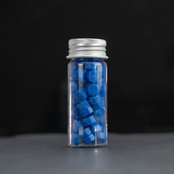 Wax Pellets Bottles Sealing Wax - Blue