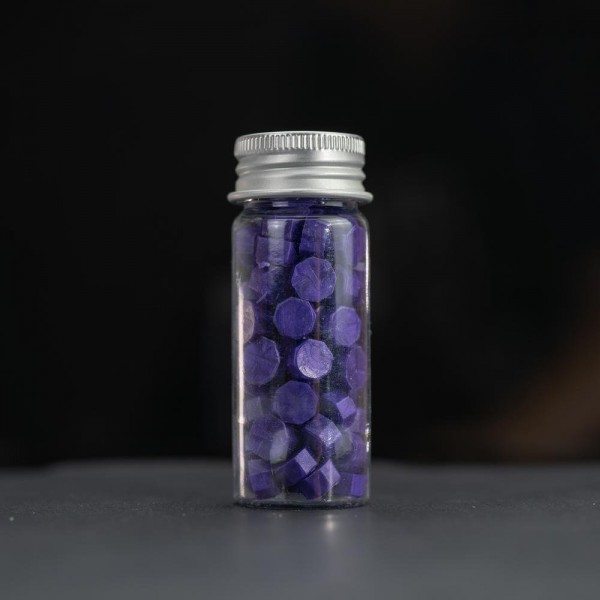 Wax Pellets Bottles Sealing Wax - Purple