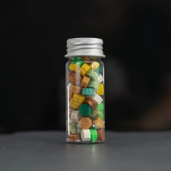 Wax Pellets Bottles Sealing Wax - Forest Colors