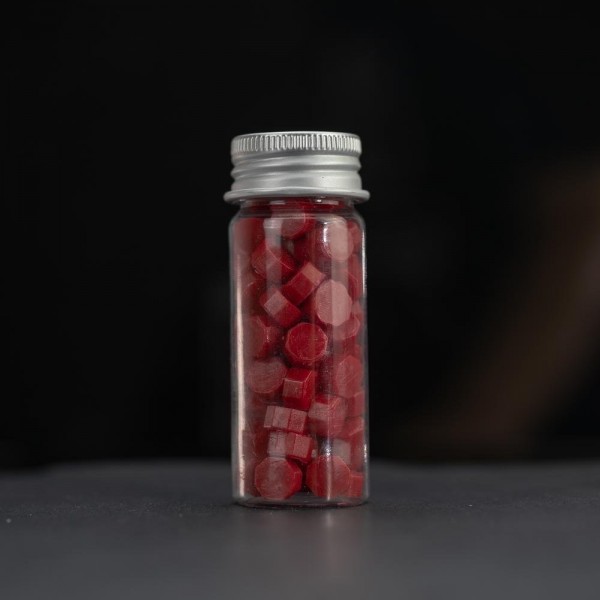 Wax Pellets Bottles Sealing Wax - Christmas Red