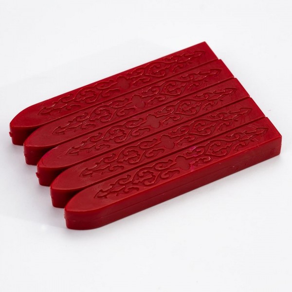 China Red Sealing Wax Pack Of 5 Sticks