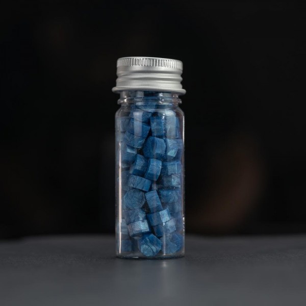 Wax Pellets Bottles Sealing Wax - Lake Blue