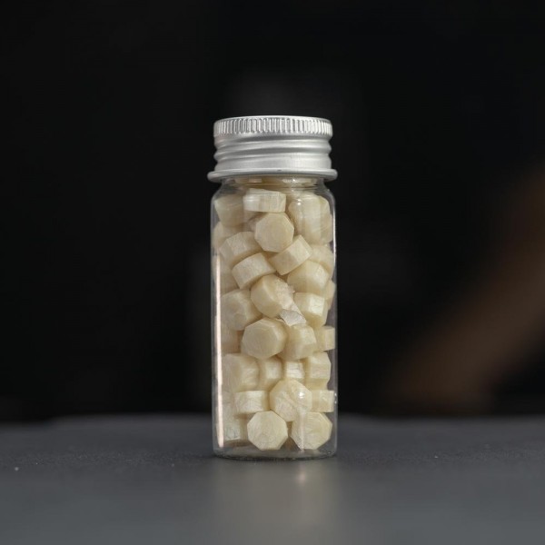 Wax Pellets Bottles Sealing Wax - Pearl White