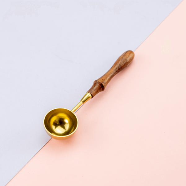 Sealing Wax Melting Spoon - GOLD