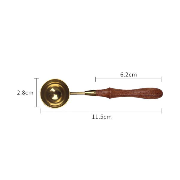 Sealing Wax Melting Spoon - GOLD