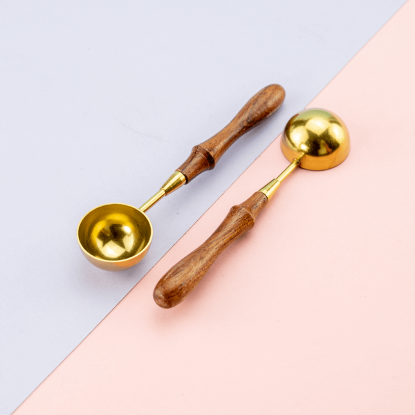 Sealing Wax Melting Spoon - GOLD