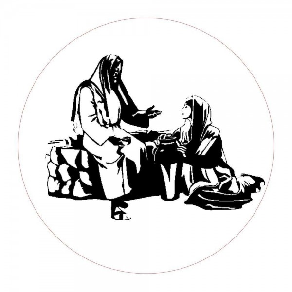 Religion Series Jesus Meets a Woman  - Wax Seal Stamp