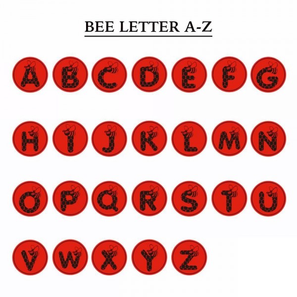 Bee Letter A-Z &  Wax Seal Stamp