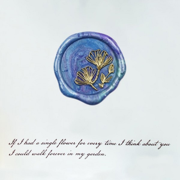Flowers And Plants Wax Seal Stamp
