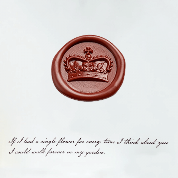 3D Relief King CrownWax Seal Stamp