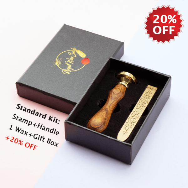 3D Relief King CrownWax Seal Stamp