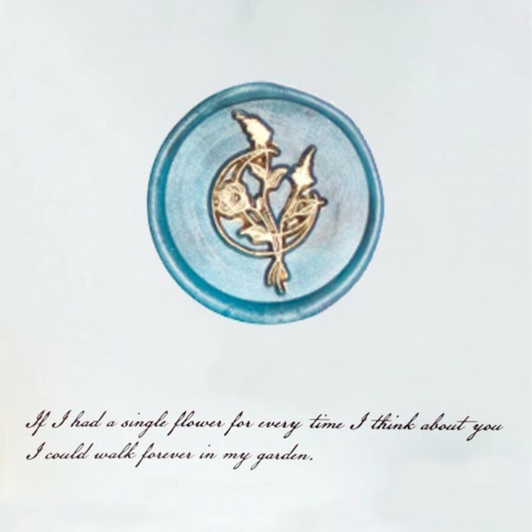 Flowers And Plants Wax Seal Stamp