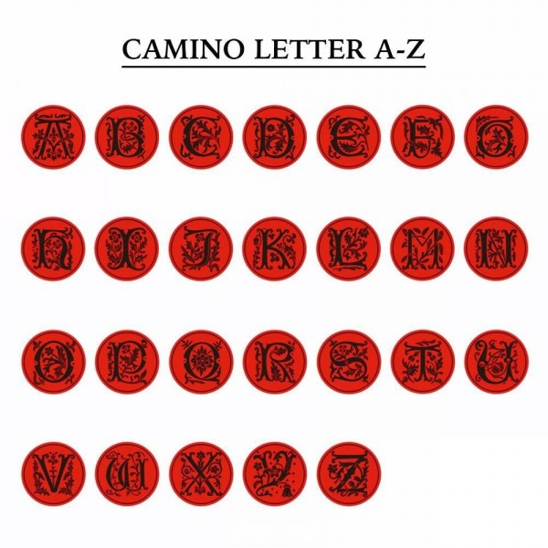 Camino Letter A-Z &  Wax Seal Stamp