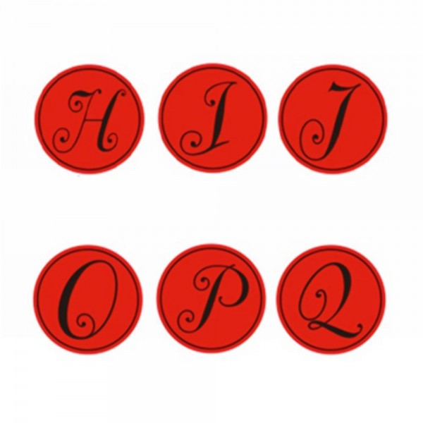 Bodoni Letter A-Z &  Wax Seal Stamp