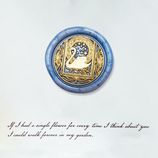 Starry Swan Wax Seal Stamp