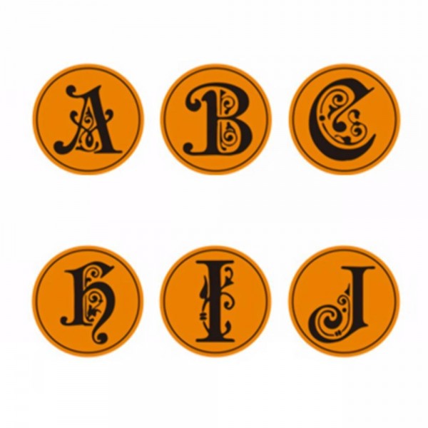 Gothic 059 Letter A-Z &  Wax Seal Stamp