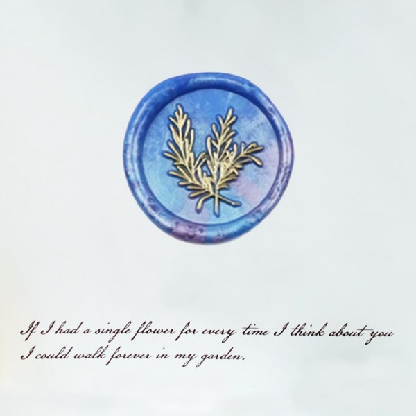 Flowers And Plants Wax Seal Stamp