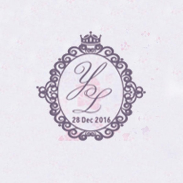 Personalized Double Initials Wax Seal Stamp Design Your Own - Style 379-25MM