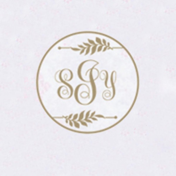 Personalized Double Initials Wax Seal Stamp Design Your Own - Style 378-25MM