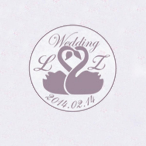 Personalized Initials with Date Wax Seal Stamp Design Your Own - Style 102-25MM