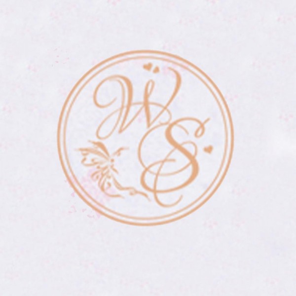 Personalized Double Initials Wax Seal Stamp Design Your Own - Style 070